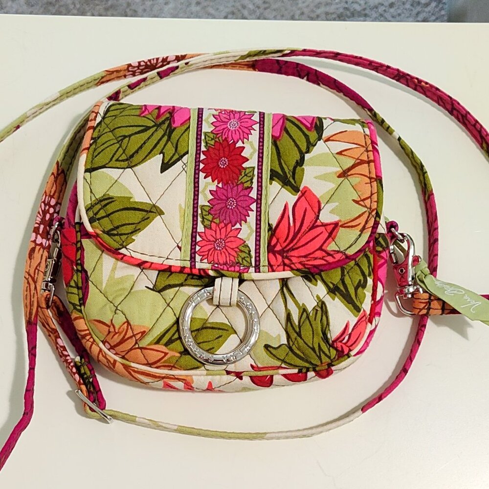 Vera Bradley Hello Dahlia mini crossbody bag, Excellent used condition